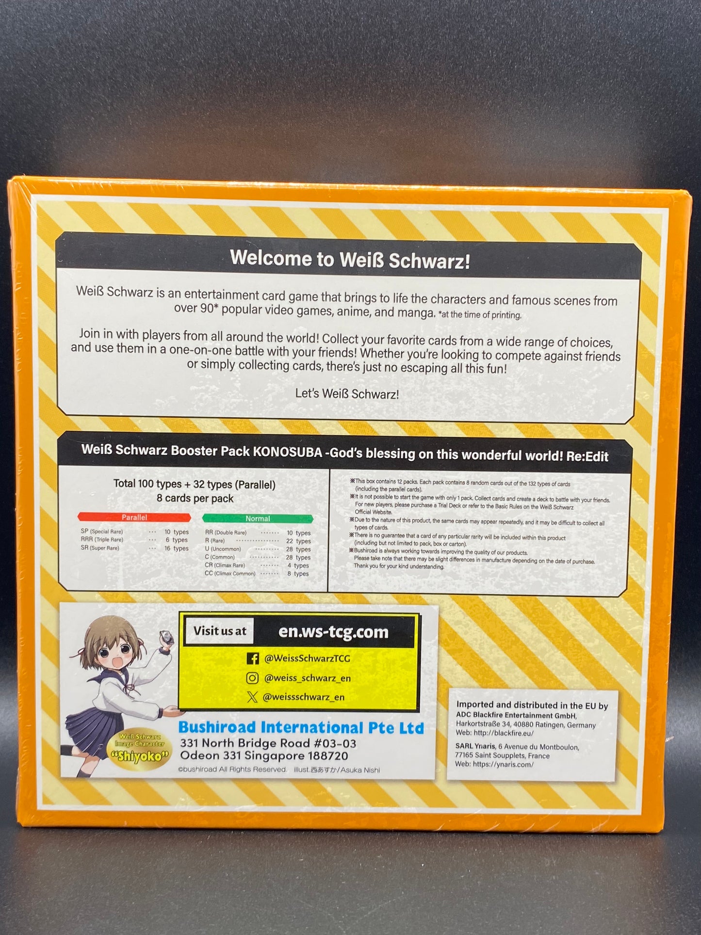 Weiss Schwarz Konosuba! 2 Re:Edit Booster Box