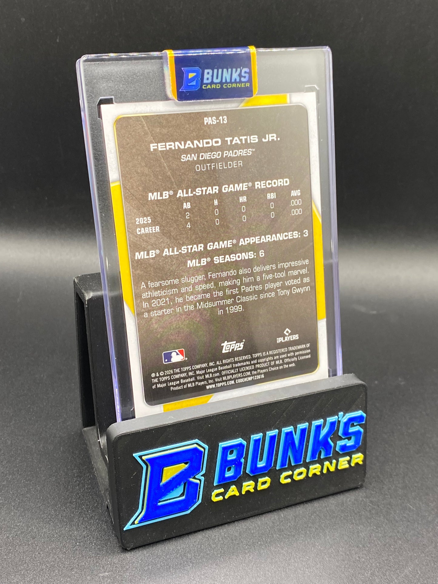 2025 Fernando Tatis Jr. 1/5 Topps Perennial All-Star