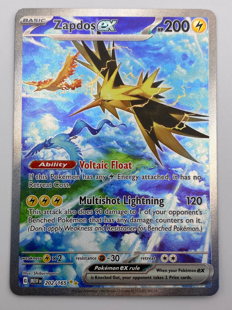 Zapdos EX SIR 151 NM
