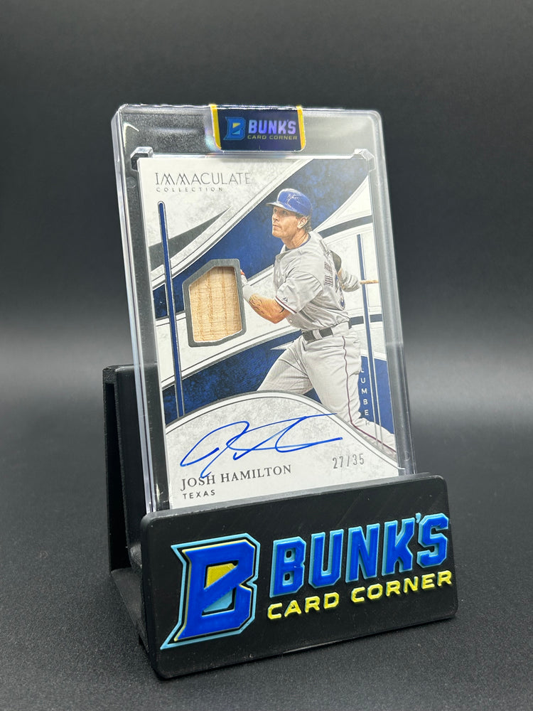 2026 Josh Hamilton Immaculate On Card Auto 27/35