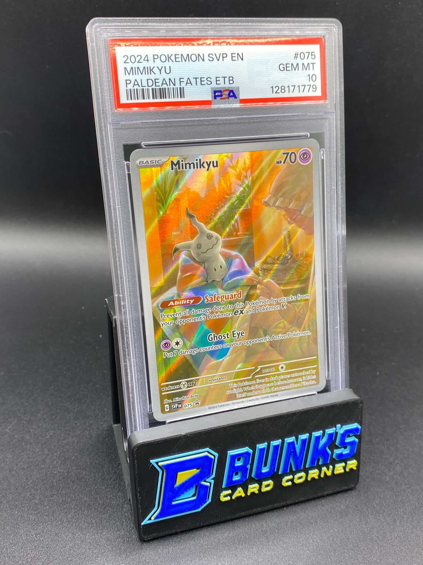 Mimikyu Promo PSA 10