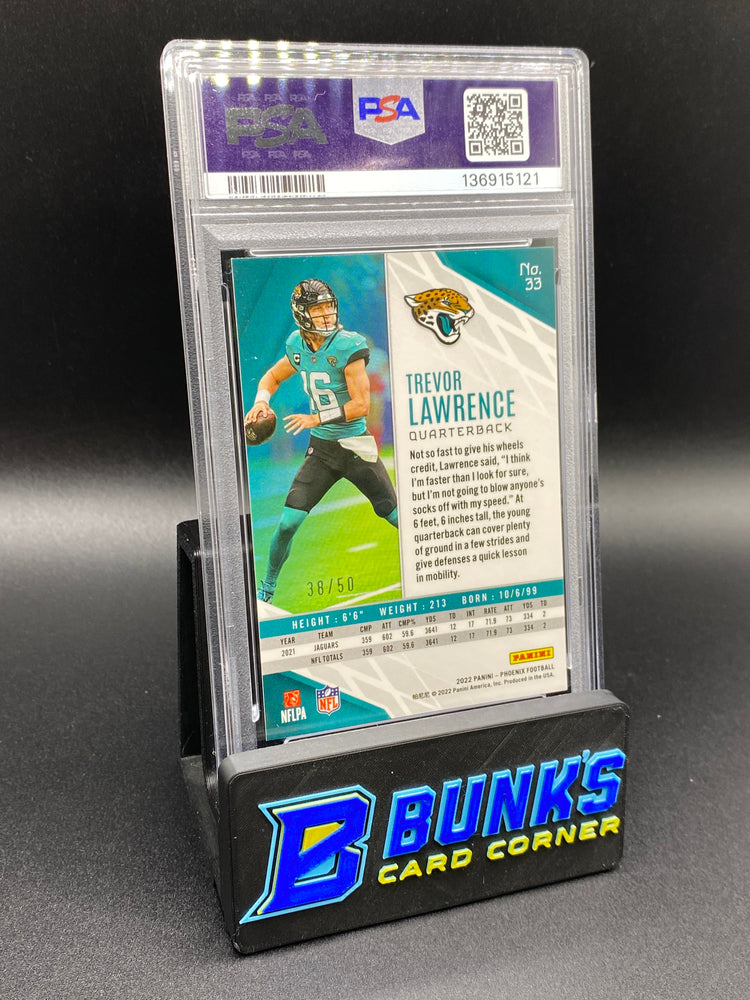 2022 Trevor Lawrence Fire & Ice 38/50 PSA 9