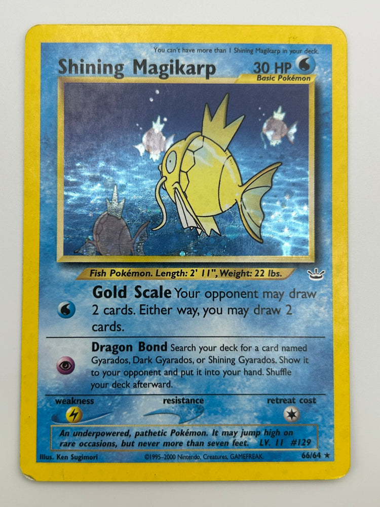 Shining Magikarp Holo Neo Revelation MP-HP