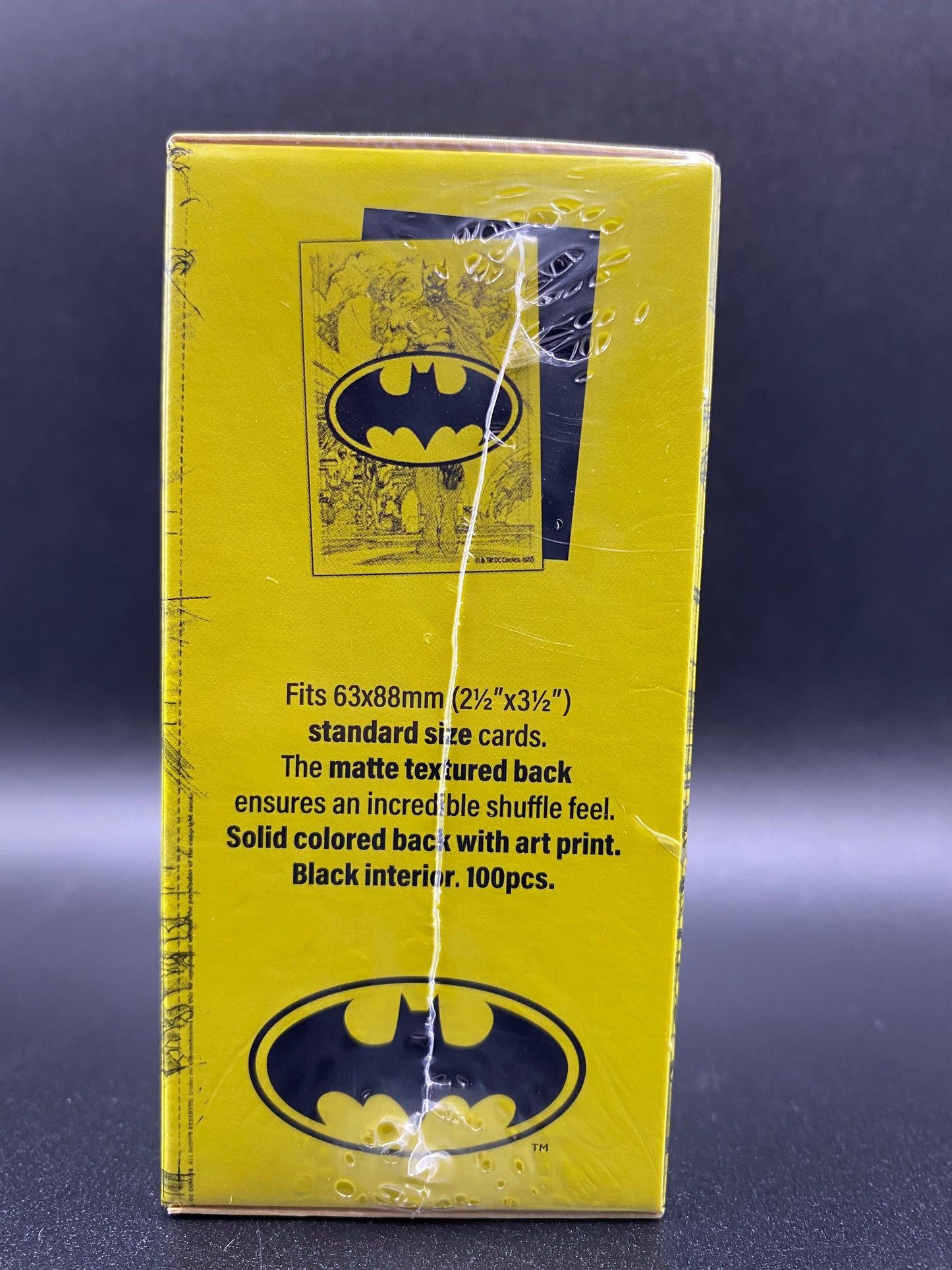 Dragon Shield 100 Sleeves Matte Art Dual Black Batman