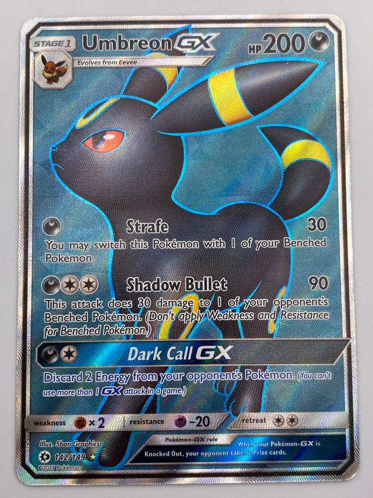 Umbreon Gx Full Art Sun & Moon Base NM