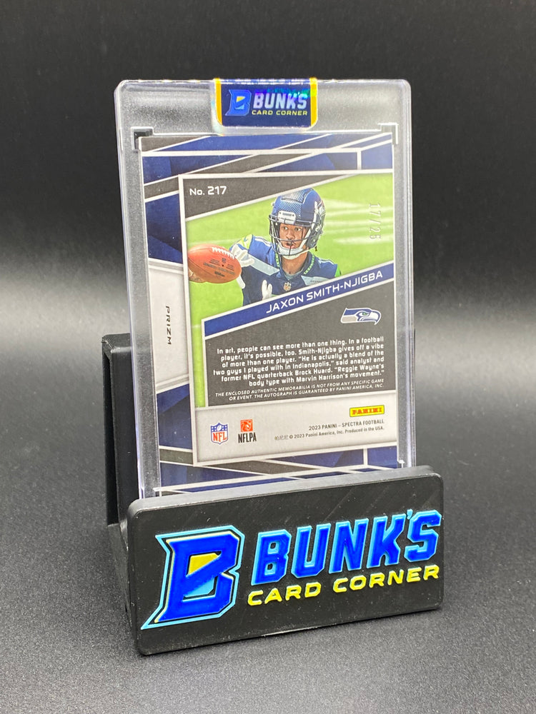 2023 Jaxon Smith-Njigba Spectra Auto Patch Rc 17/25