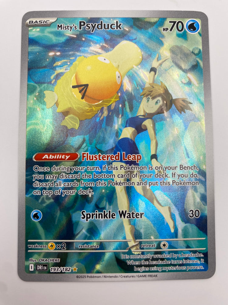 Misty's Psyduck Illustration Rare Destined Rivals NM
