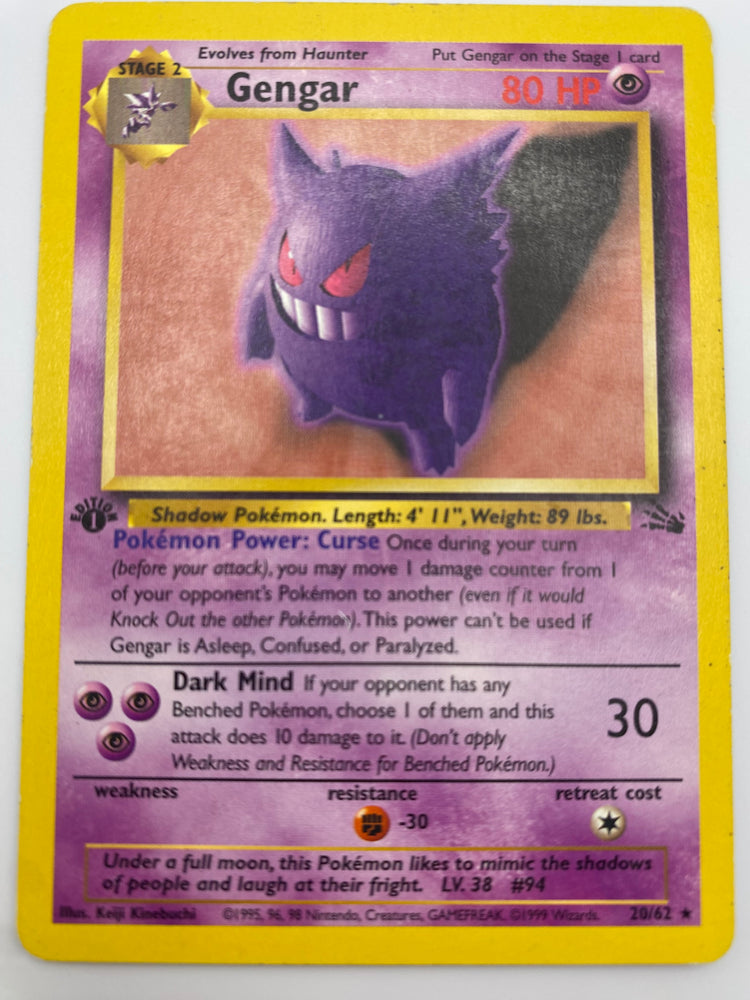 Gengar Holo Fossil LP