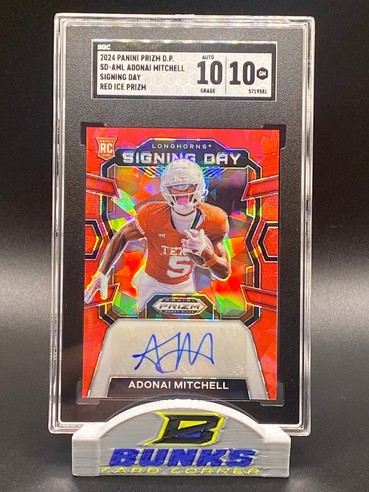 2024 Adonai Mitchell AUTOGRAPHED Rookie Card