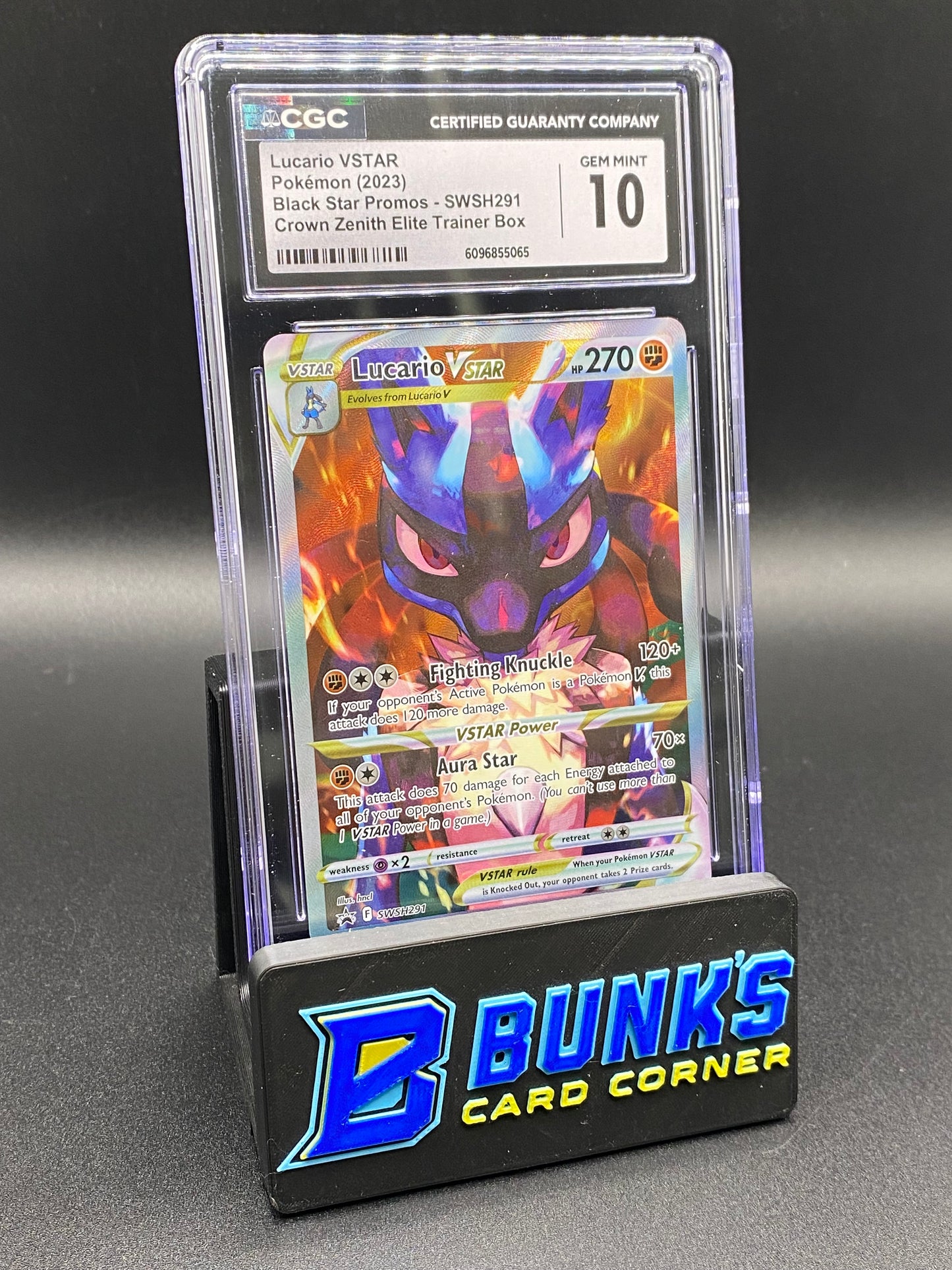 Lucario Vstar Promo CGC 10