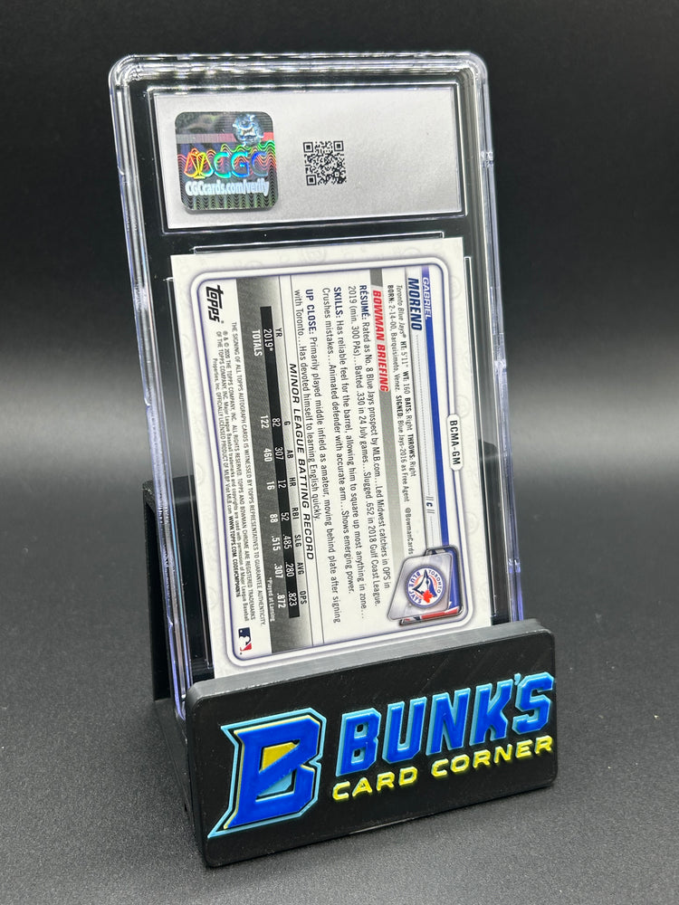 2020 Gabriel Moreno Bowman Mega Box Autographs On-Card Auto CGC 10/10