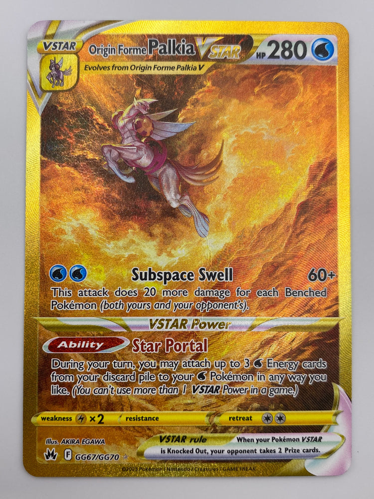 Origin Forme Palkia Vstar Galarian Gallery Crown Zenith NM
