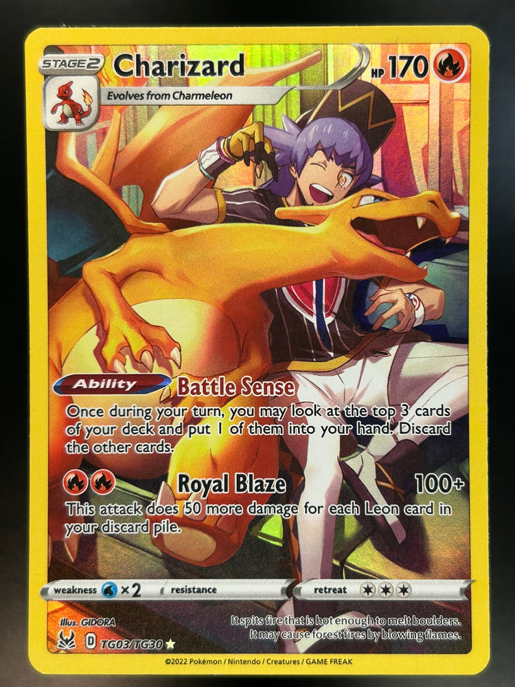 Charizard Sword & Shield Lost Origin #TG03/TG30 Trainer Gallery