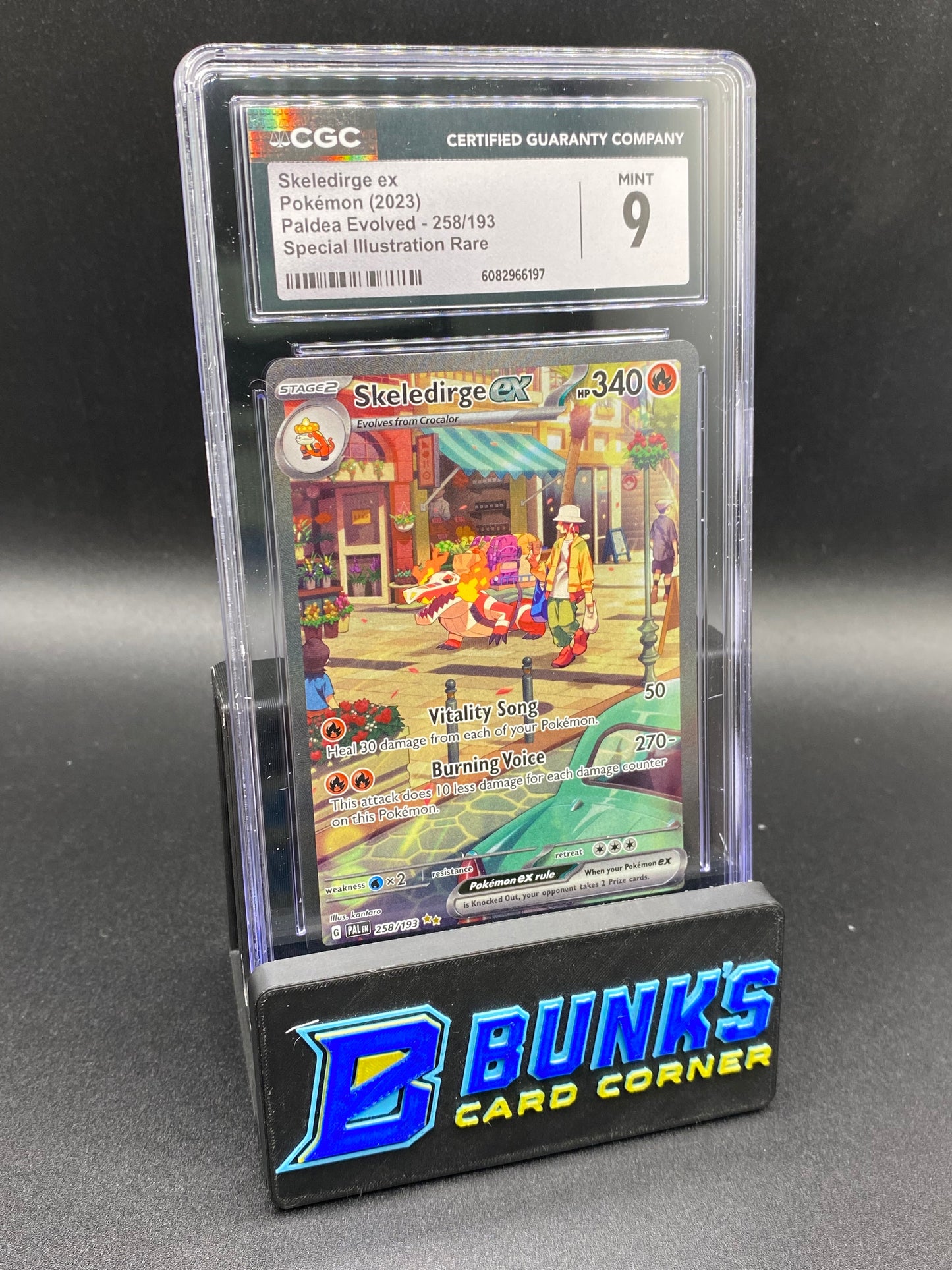 Skeledirge ex SIR Paldea Evolved CGC 9