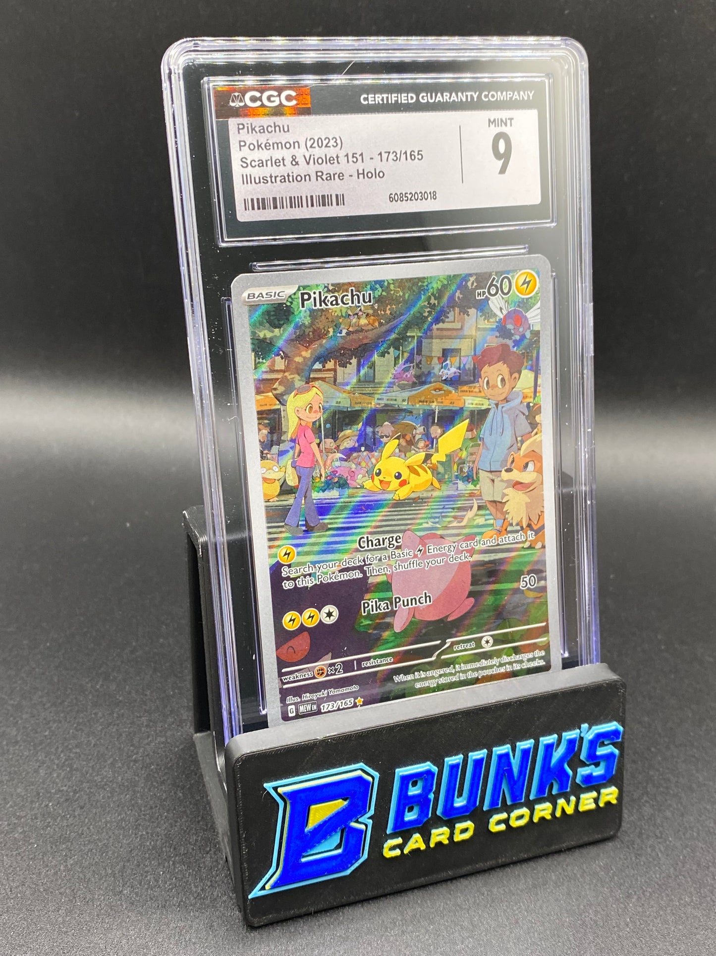 Pikachu Illustration Rare 151 CGC 9
