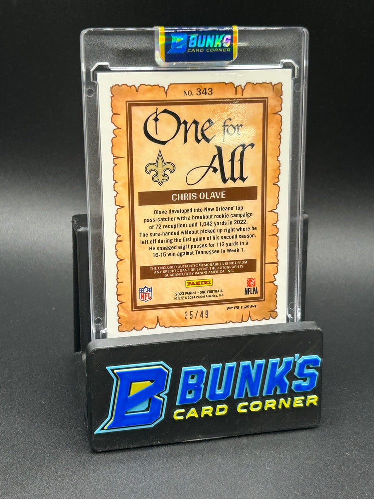 2023 Chris Olave One For All Double Patch RPA Auto 35/49