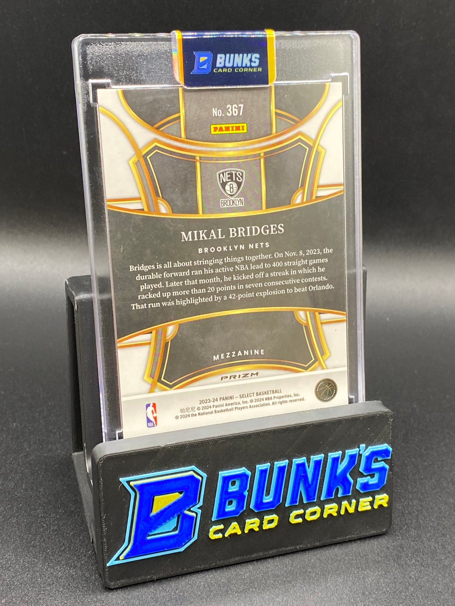 2023-24 Mikal Bridges Tiger Prizm