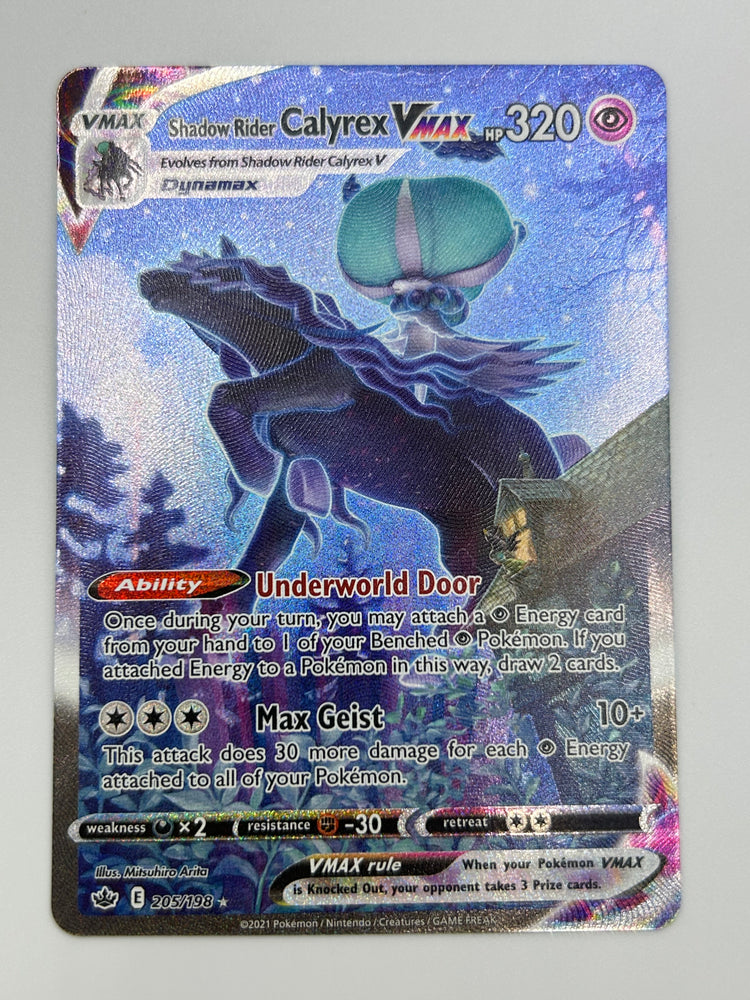 Shadow Rider Calyrex Vmax Alt Art Chilling Reign NM