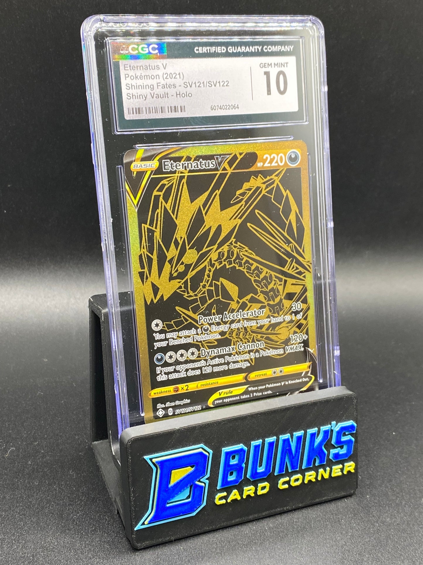 Eternatus V Shiny Vault Shining Fates CGC 10
