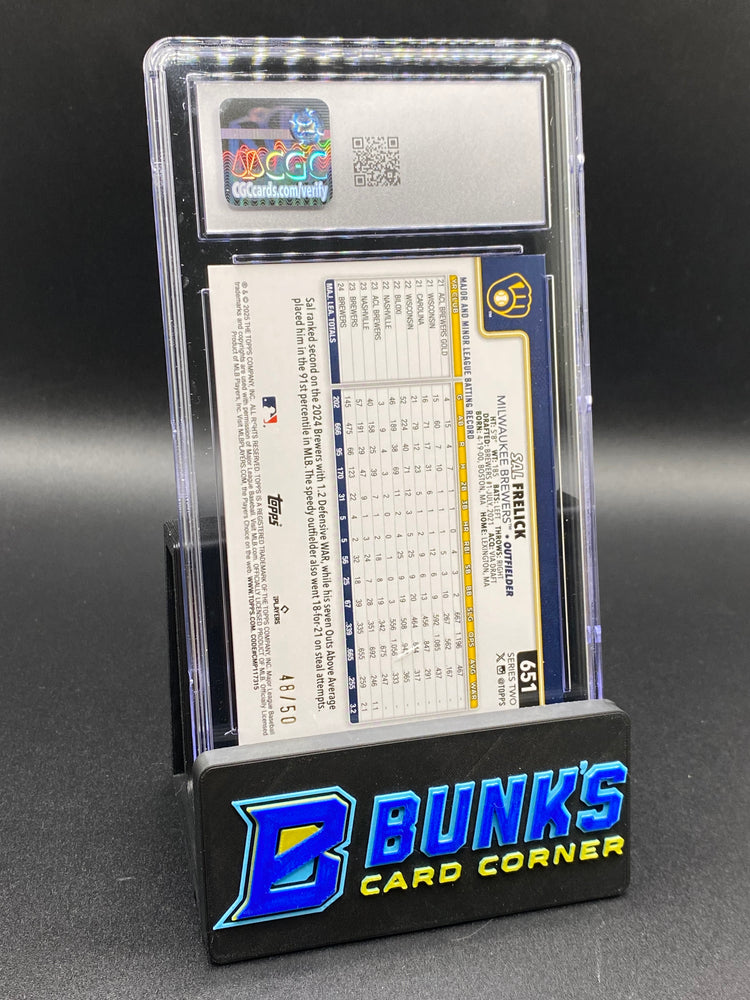 2025 Sal Frelick Gold Rainbow Foil CGC 9.5 48/50