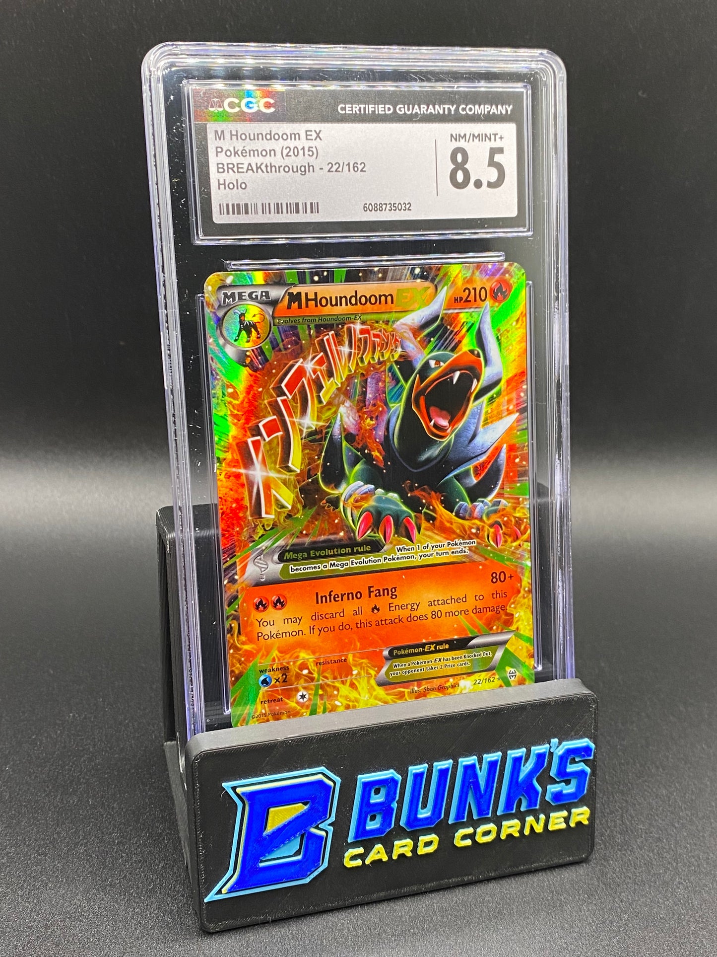 Mega Houndoom Ex Breakthrough CGC 8.5