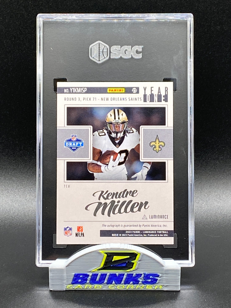 2023 Kendre Miller AUTOGRAPHED Rookie Card