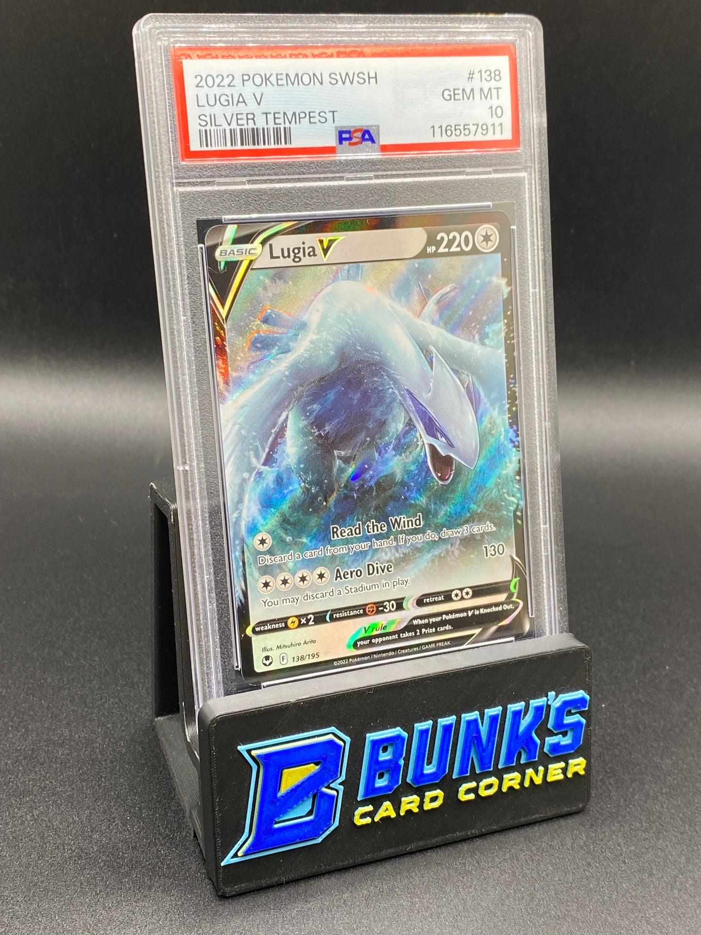 Lugia V Silver Tempest PSA 10