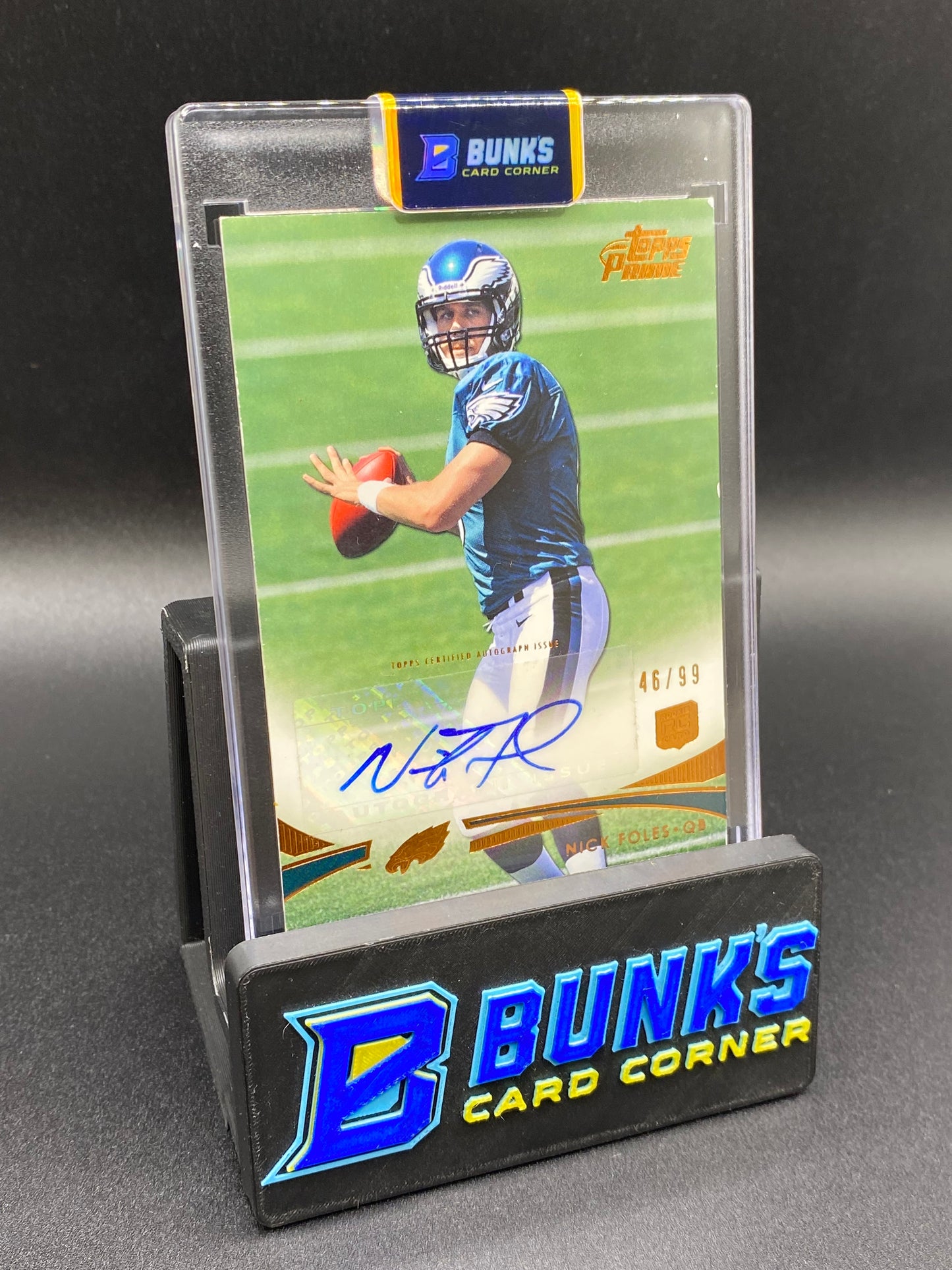 2012 Topps Prime Nick Foles 46/99 Auto Rc
