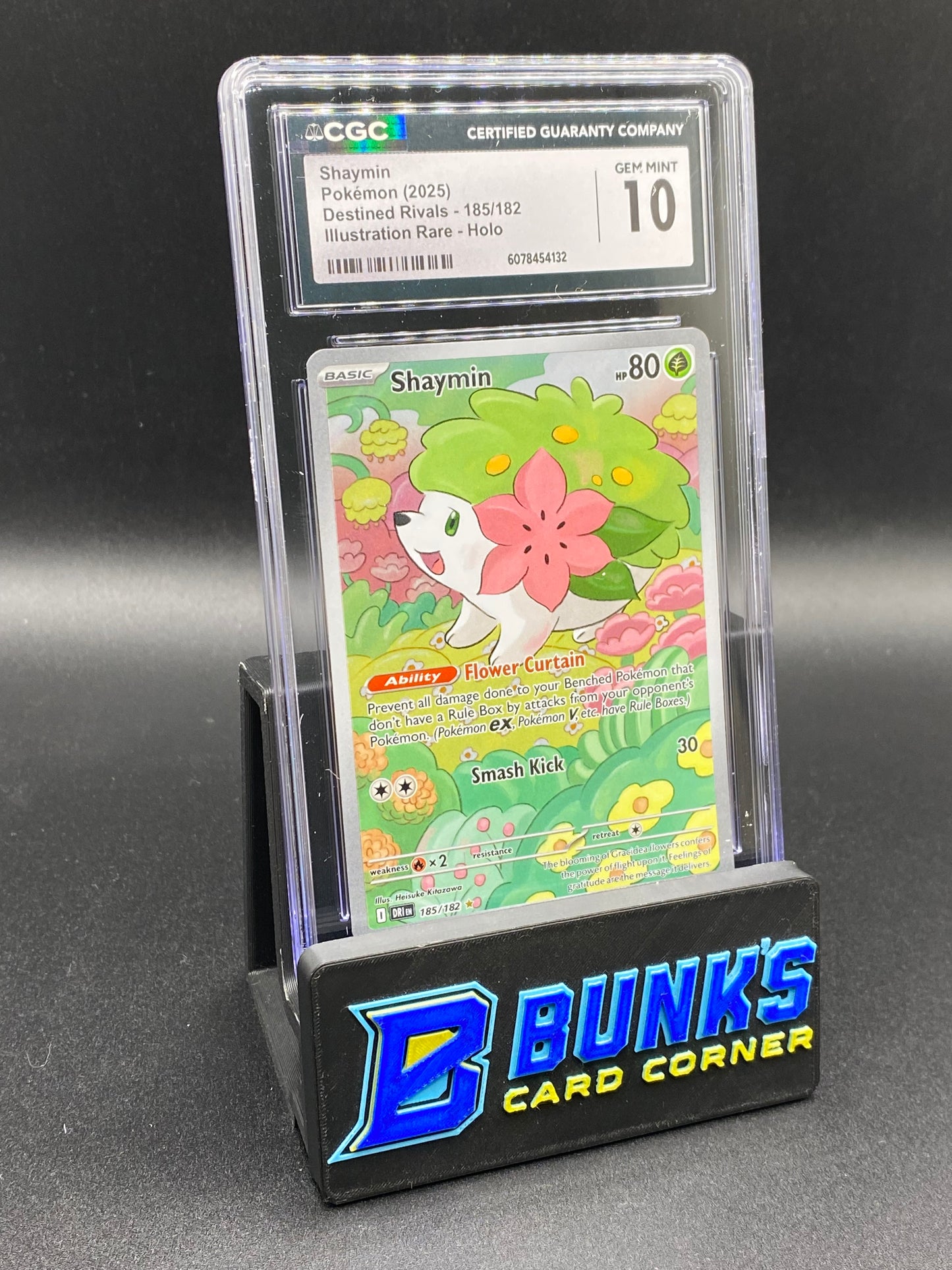 Shaymin Illustration Rare Destined Rivals CGC 10