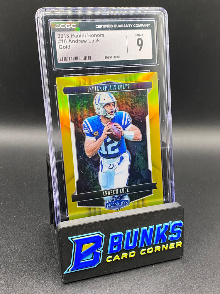 2018 Andrew Luck Gold CGC 9 15/75