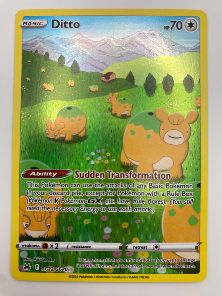 Ditto Galarian Gallery Crown Zenith NM