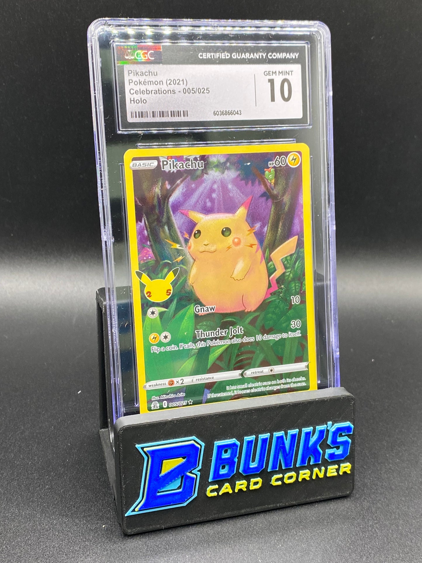 Pikachu Celebrations CGC 10