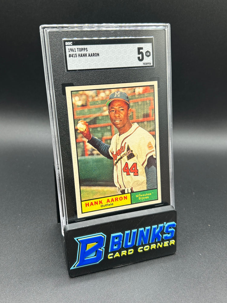 1961 Hank Aaron Topps #415 SGC 5