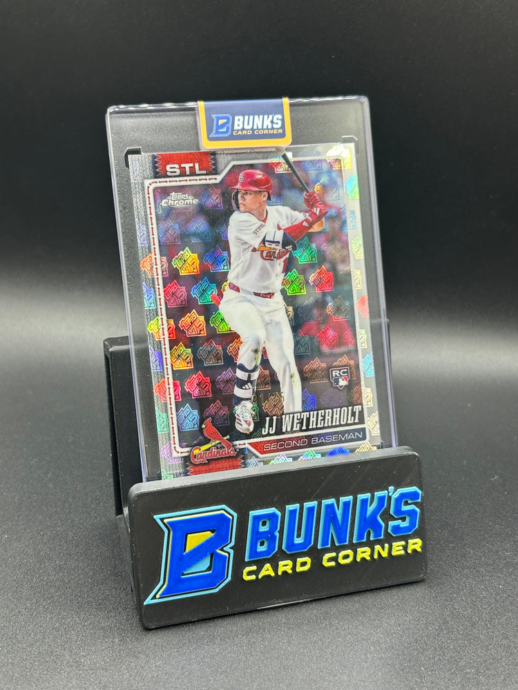 2026 JJ Wetherholt Topps Chrome 75th Anniversary Refractor Rc 31/75