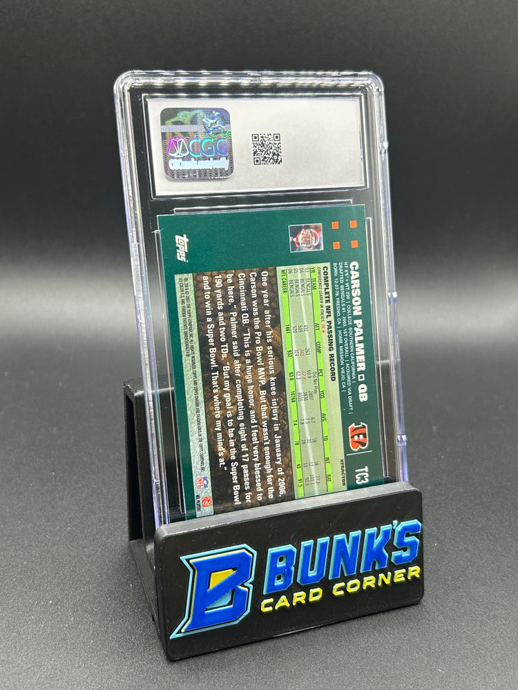 2007 Carson Palmer Topps Chrome X-Factor CGC 10