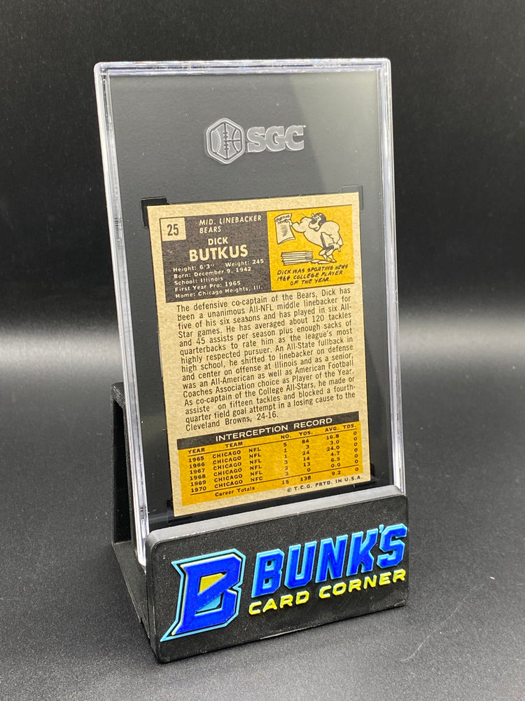 1971 Dick Butkus SGC 4.5