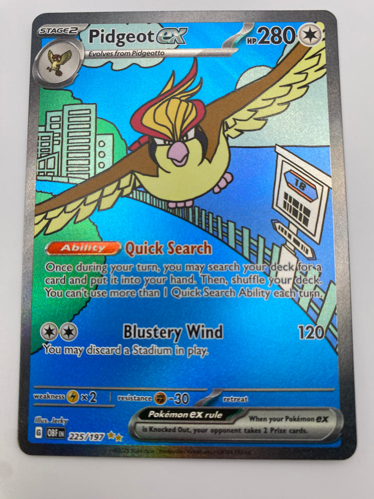 Pidgeot EX SIR Obsidian Flames NM