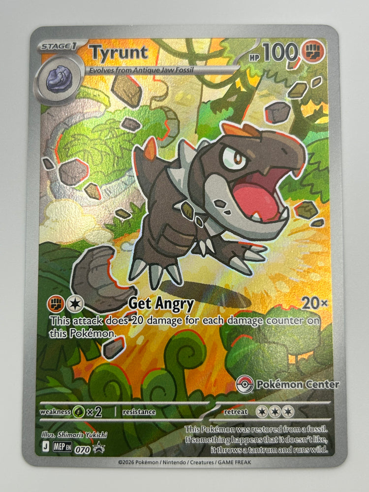 Tyrunt Pokemon Center Promo NM