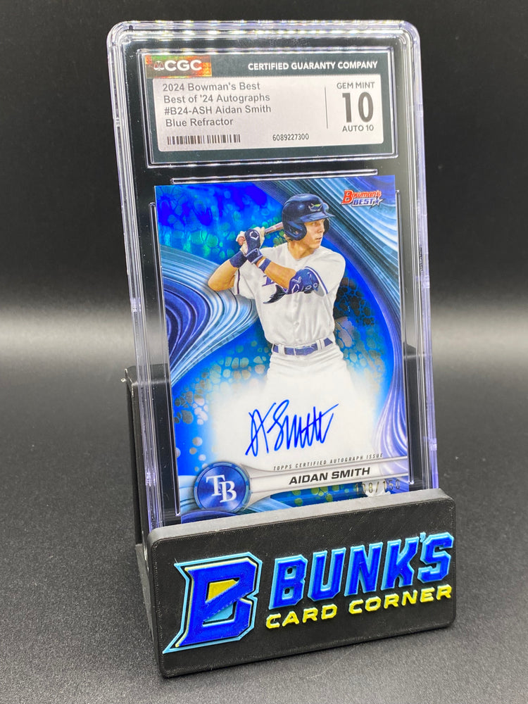 2024 Aiden Smith Blue Ref. Auto CGC 10/10 138/150