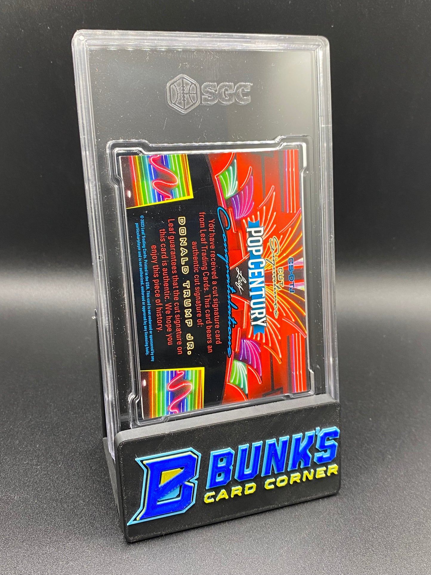 2023 Donald Trump Jr. Auto SGC 9.5