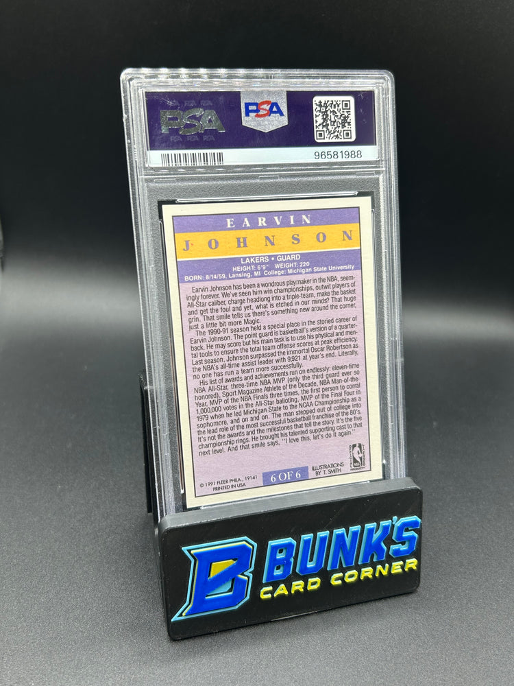 1991 Earvin Johnson Fleer Pro-Vision PSA 10