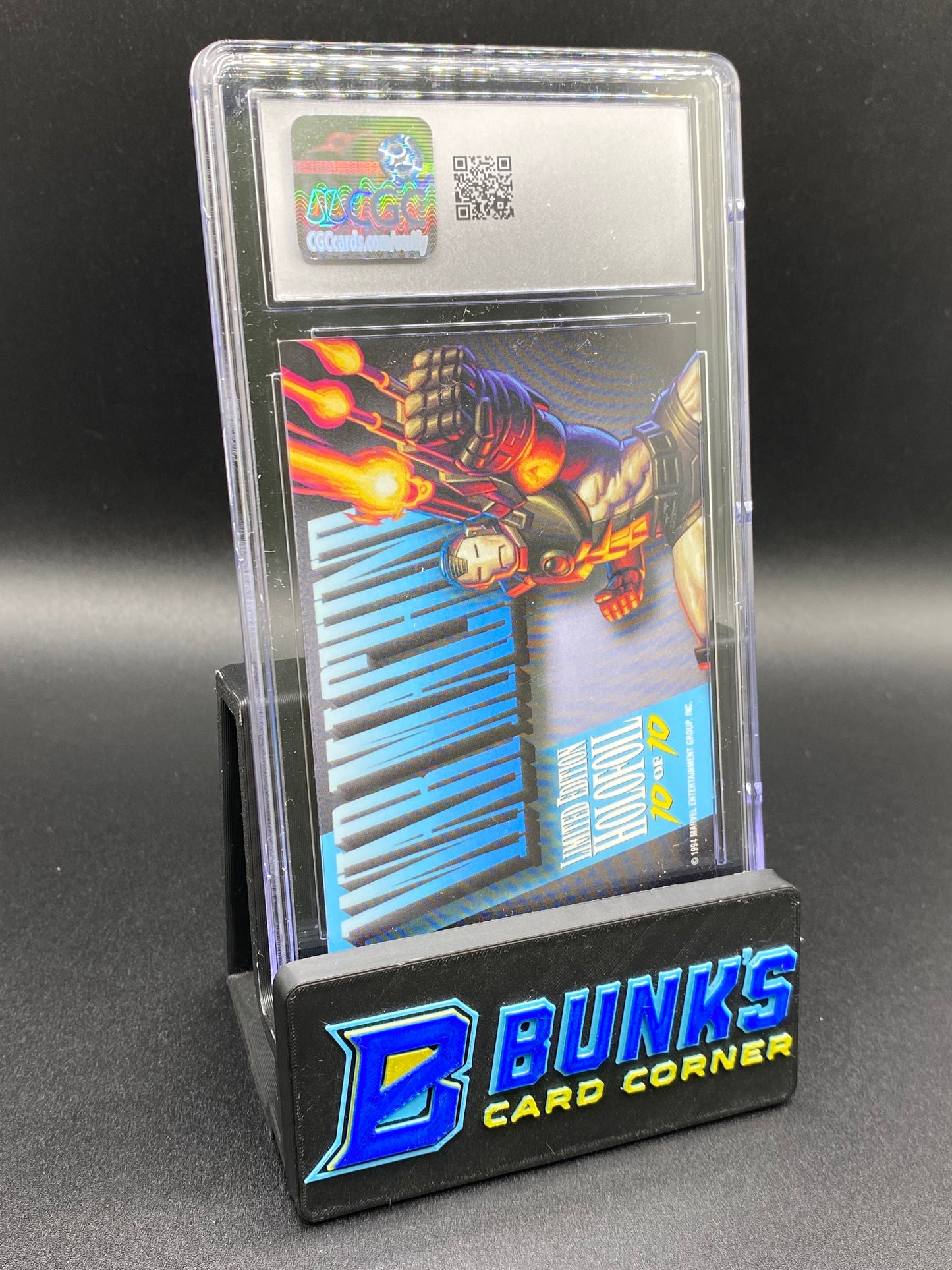 War Machine Bronze Holofoil 10/10 Marvel CGC 7.5