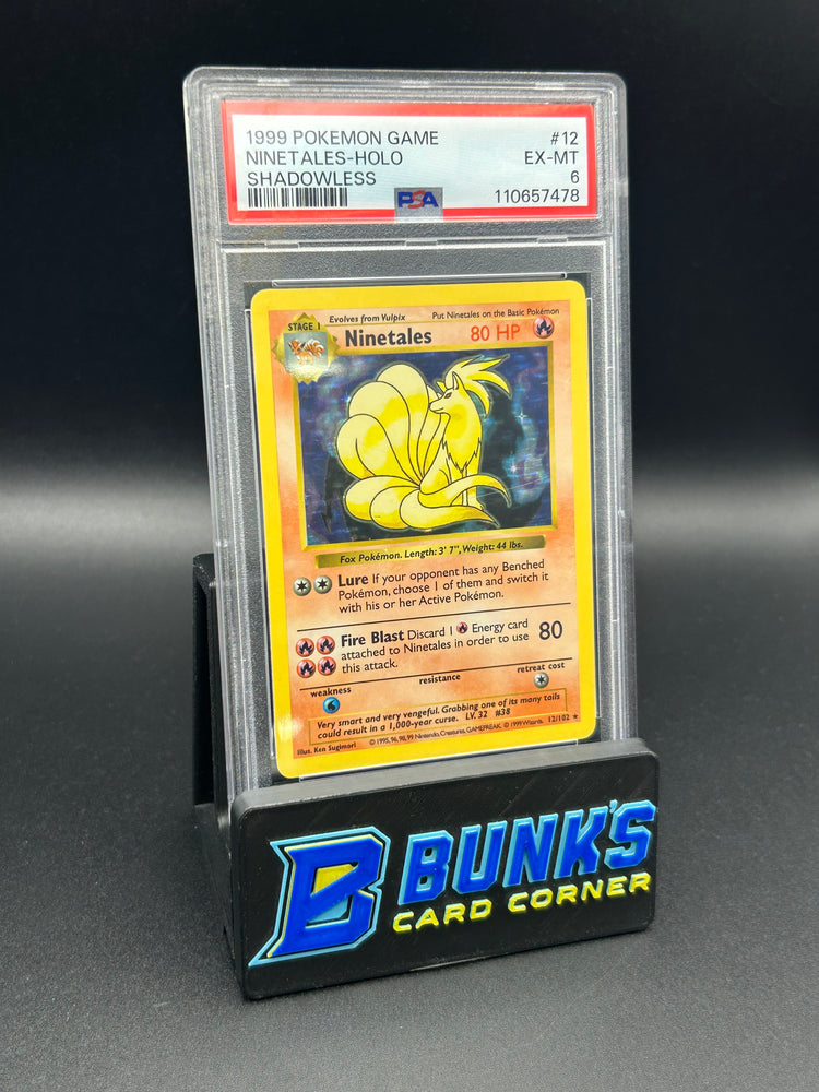 Ninetales Holo Shadowless Base Set PSA 6