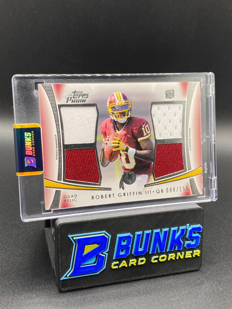 2012 Robert Griffin III Topps Prime Quad Patches Rc 84/155