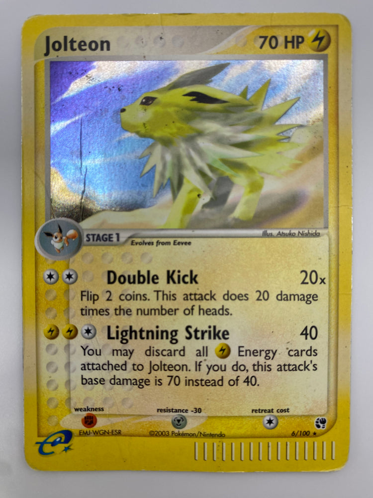 Jolteon E-Reader Reverse Holo Sandstorm HP