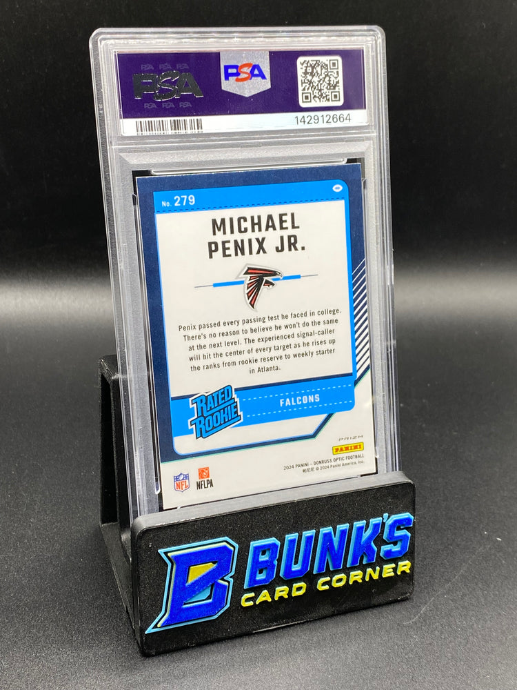 2024 Michael Penix Jr. Purple Shock PSA 10 Rc