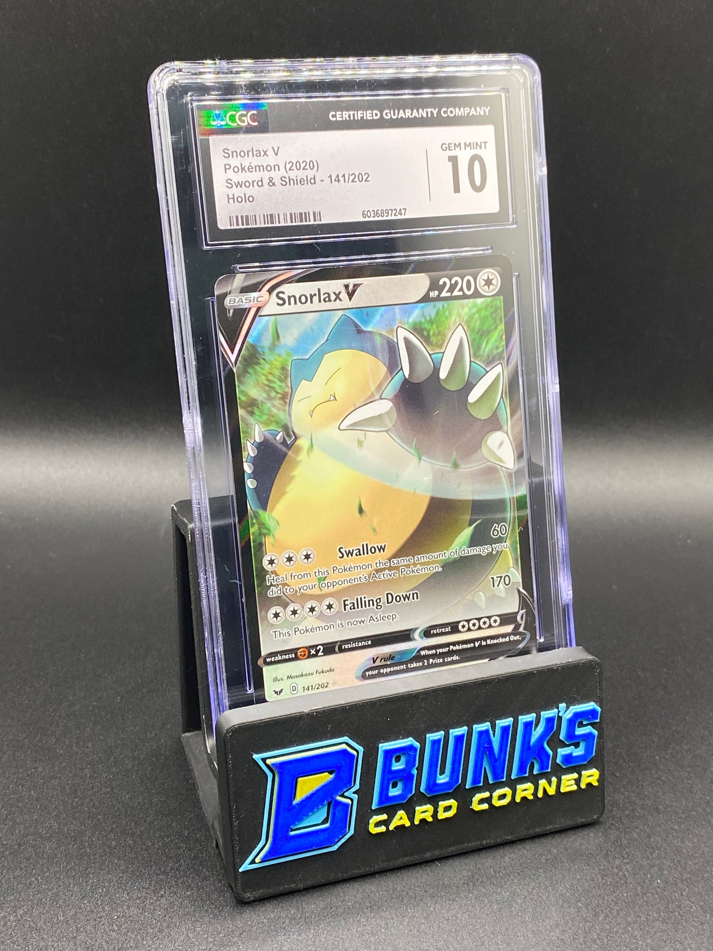 Snorlax V Sword & Shield CGC 10