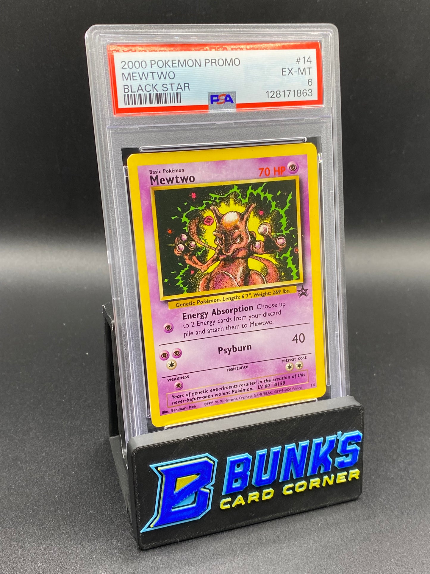Mewtwo Black Star Promo PSA 6
