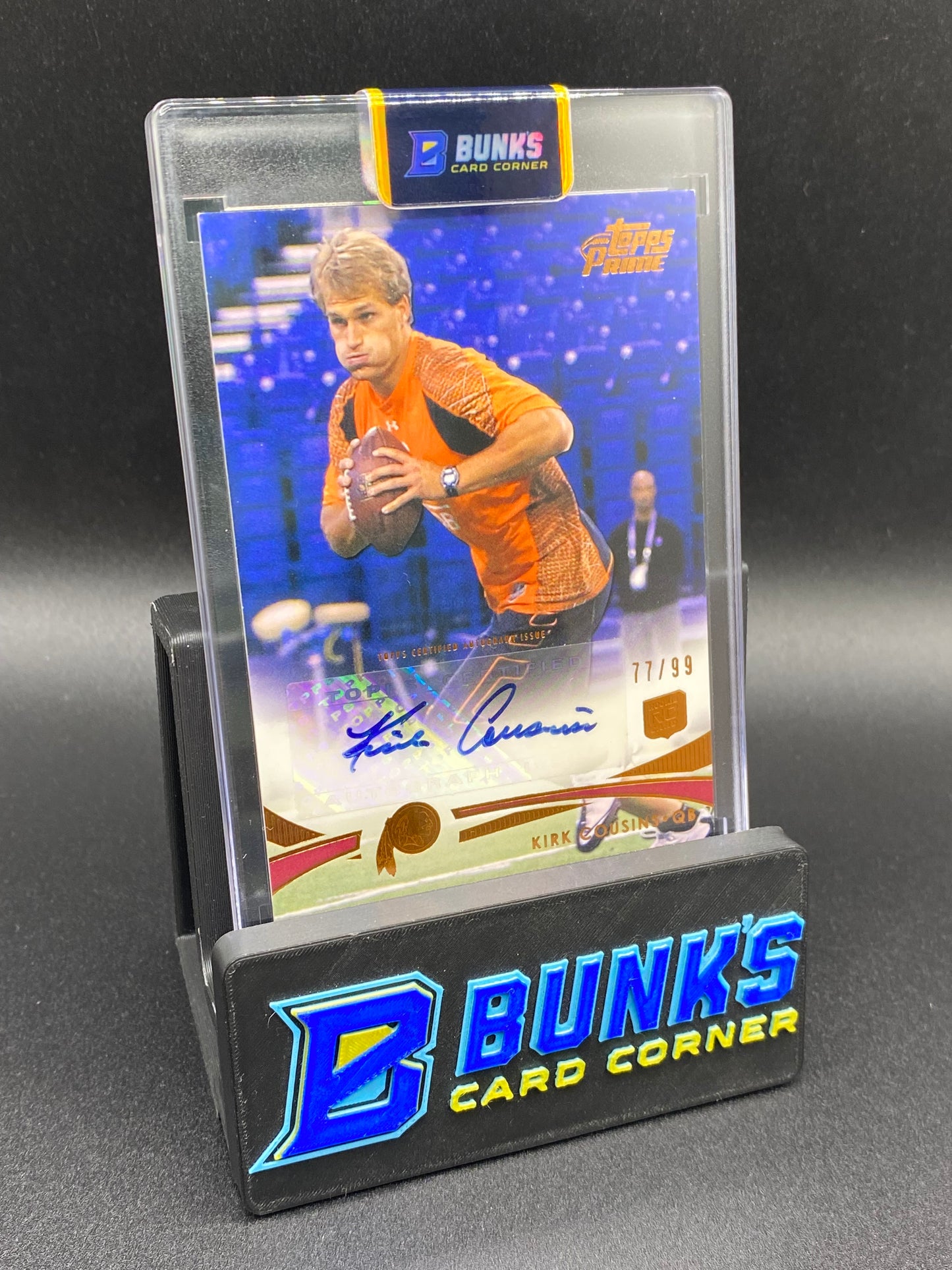 Rc Kirk Cousins Auto Topps Prime 77/99