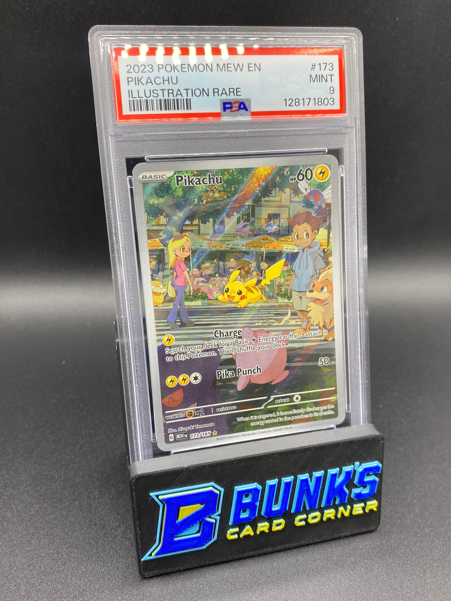 Pikachu Illustration Rare 151 PSA 9